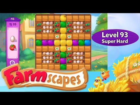 Farmscapes Level 93 Super Hard | No Boosters | Playrix