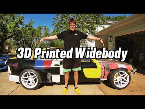 The Entire 3D Printed Widebody is on the Car!