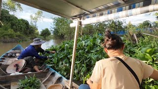 Launching the Boat to the Rice Field, Picking Watercress to Make Delicious Braised Crabs Soup