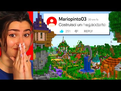 UN FAN DECIDE LA COSTRUZIONE NEL MIO MONDO - MINECRFT ITA