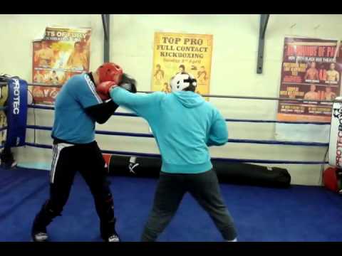 SPARRING GHERARDO AND TOMAS JAPERTAS AT  TOP PRO CARLOW