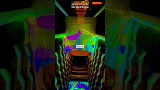 Msc World Europa palmtrees led Show 🌴 with msc friend franchini stark #mscworldeuropa  #mscfriends