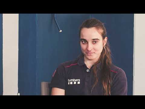 Bomber veterà i bombera jove (medalles)