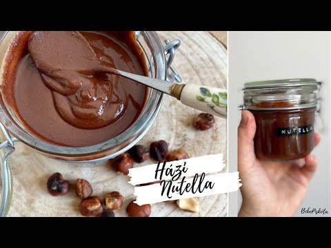 HÁZI NUTELLA - csokis mogyorókrém🌰🍫 - BebePiskóta