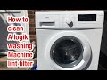 Logik L612WM16 washing machine || How to clean the lint filter on a logik washing machine