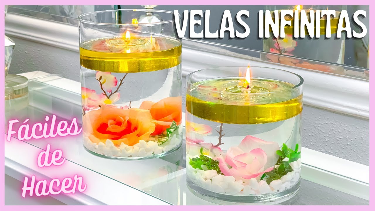 Como hacer Velas Infinitas que nunca se apagan / Manualidades Fáciles / DIY