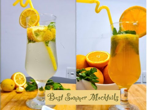 Best Summer Drinks | Summer Mocktails | Virgin Mojito | Orange Mojito | How to make Mojito
