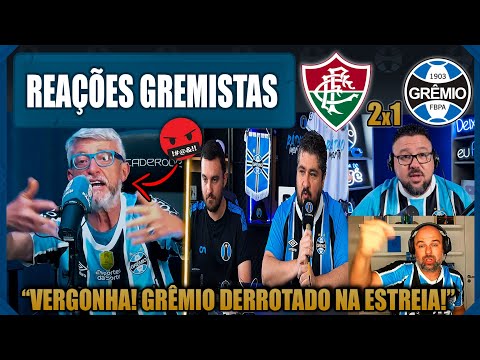 REAÇÕES GREMISTAS - FLUMINENSE 2x1 GRÊMIO - BRASILEIRÃO 2026 - VAMOS RIR DO GRÊMIO!
