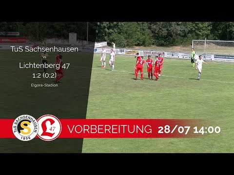 Vorbereitungsspiel 2018/19 - TuS Sachsenhausen - Lichtenberg 47 1:2 (0:2)