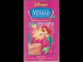 Opening To The Little Mermaid Ariel S Gift UK VHS 1994