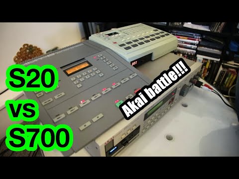 Akai S700 vs S20, 12bit vs 16bit, 1987 vs 1997
