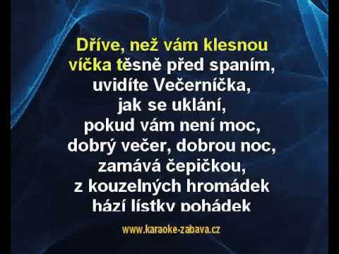 Karel Černoch - Večerníček (karaoke KLIP)