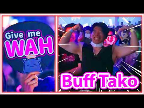 Buffed Tako Spotted Again at Hololive Expo 【Hololive】