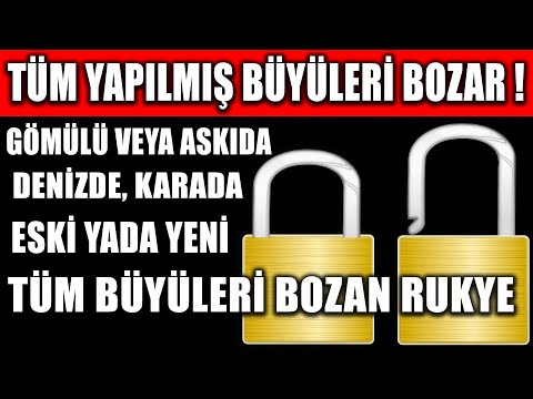 TÜM YAPILMIŞ BÜYÜLERİ BOZAR GÖMÜLÜ VEYA ASKIDA, DENİZDE, KARADA ESKİ YADA YENİ BÜYÜLERİ BOZAN RUKYE