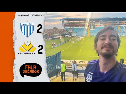 Fueled by the support of the fans, a draw in stoppage time / Avaí 2 x 2 Criciúma / VLOG 127