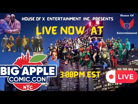 LIVE AT BIG APPLE COMIC CON | New Yorker Hotel 2022 #bigapplecomiccon #comiccon2022  #livestream
