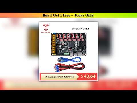 Unboxing BIGTREETECH SKR PRO V1.2 32Bit Control Board 3D Printer Parts SKR V1.3 RAMPS 1.4 A4988 TMC