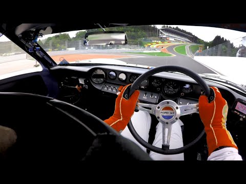 Ford GT40 Practice Onboard POV Spa Francorchamps