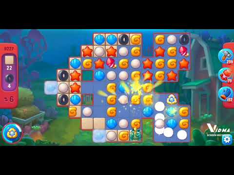 Fishdom. 9227 hard level no boosters and diamonds. 18 moves