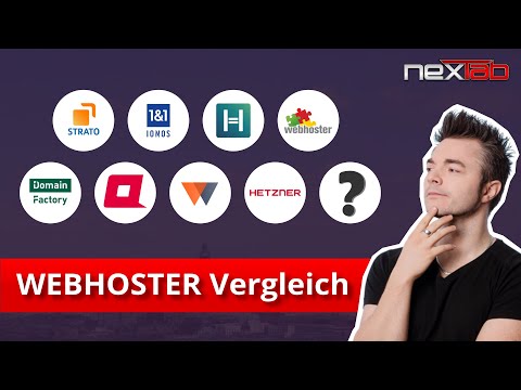 Der große WEBHOSTER VERGLEICH: IONOS / STRATO / ALL-INKL / DomainFactory / Domainexpress etc.