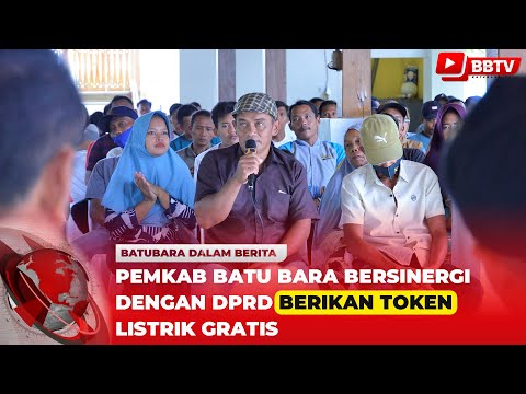 PEMKAB BATU BARA BERSINERGI DENGAN DPRD BERIKAN TOKEN LISTRIK GRATIS