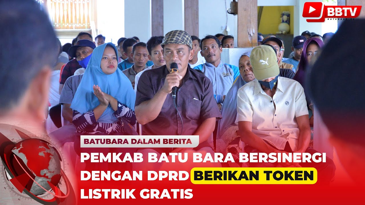 PEMKAB BATU BARA BERSINERGI DENGAN DPRD BERIKAN TOKEN LISTRIK GRATIS