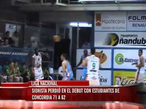 Sionista perdió con Estudiantes de Concordia en la Liga Nacional
