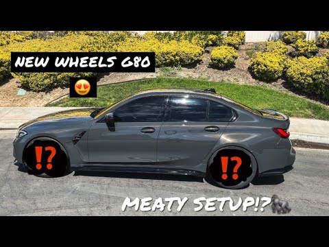 PUTTING NEW WHEELS ON MY G80 M3 (LOOKS INSANE!!)