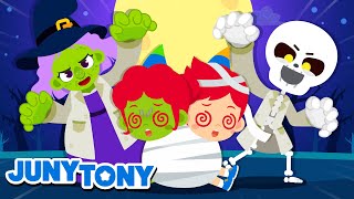 Download lagu 𝗡𝗘𝗪 Halloween Songs Compilation 🧟‍♂️🎃💀｜Special Halloween Party｜Kids Songs｜JunyTony mp3