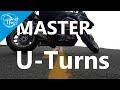How to U-turn a motorcycle and make it easy, uturn