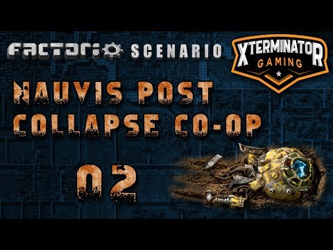 Factorio Nauvis Post Collapse Scenario EP2 - Smelters & Power Generators : Multiplayer Gameplay