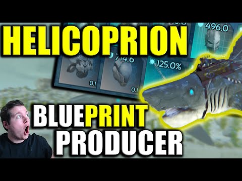 Helicoprion The BLUEPRINT FACTORY!! HOW TO TAME IT!! Abilities and Why IT IS A GAME CHANGER ARK PVP