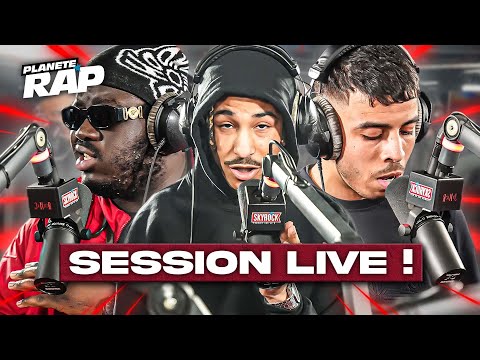 SESSION FREESTYLE avec LVDS, Shakal, Lou Andrea, Elloco & Sese tps ! #PlanèteRap