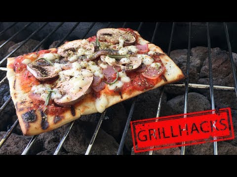 Pizza backen auf dem Grill | BBQ Pizza ohne Pizzastein