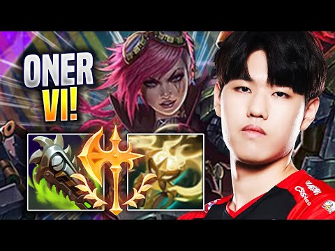 ONER IS A MONSTER WITH VI! - T1 Oner Plays Vi JUNGLE vs Elise! | Season 2023