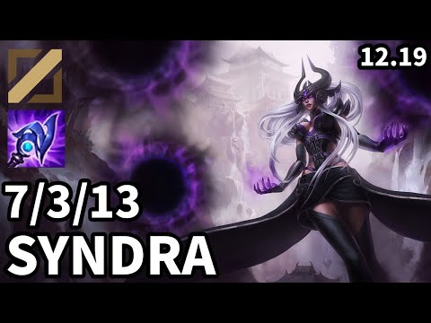 Syndra Mid vs Irelia - Ranked Master - Patch KR 12.19
