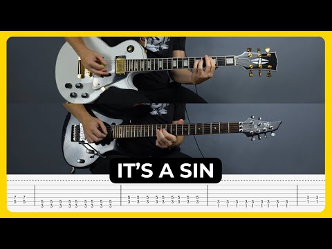 It's a Sin - Ghost | Tabs + Chords | Guitar Lesson | Cover | Tutorial | All Guitar Parts