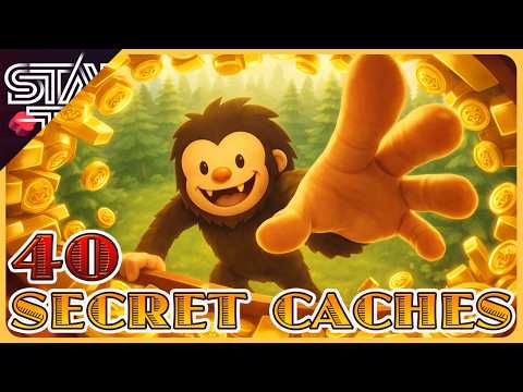 Find All 40 Secret Caches in Sneaky Sasquatch - FIX