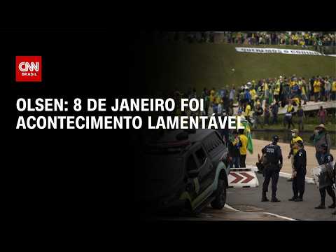 8 de janeiro foi acontecimento lamentável, afirma comandante da Marinha do Brasil | CNN 360°