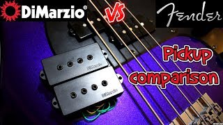 Video thumbnail for Fender Stock Pickup vs Di Marzio Model P by Oliver Tobyn