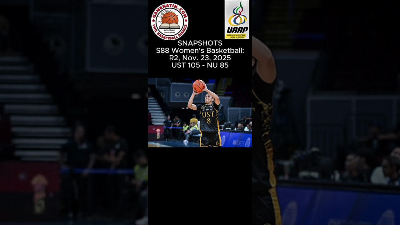 Snapshots: Women's Basketball - UST 105 - NU 85