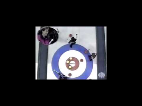 1997 Canadian Olympic Curling Trials: Sandra Schmirler's Amazing Shot!