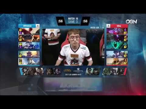 [08.06.2017] AFS vs BBQ  [LCK Summer 2017] Highlights Game 3 | Afreeca Freecs vs BBQ Olivers