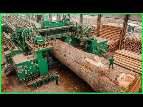 How Logs Become Lumber: Inside America’s $500 Million Timber Industry Producing Perfect Boards #11