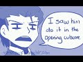 Phoenix Wright Ace Attorney Comic Dub I Saw Him Do It At The Opening Cutscene