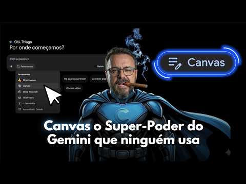 Gemini Canvas para criar ferramentas de IA (que quase ninguem usa)