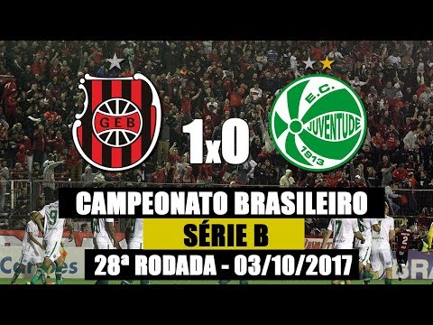 G.E.Brasil 1x0 Juventude - Série B 2017 - 03/10/2017