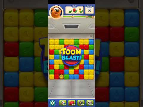Toon Blast Level 2606 No Boosters Series