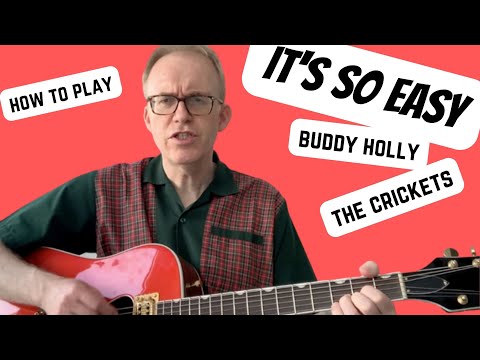 It's So Easy | Buddy Holly | Crickets | Guitar Lesson | Tab