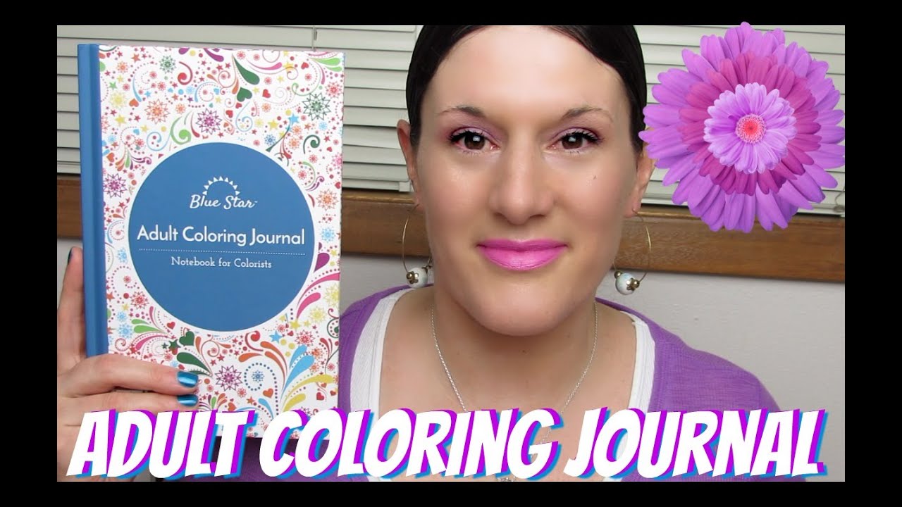 ADULT COLORING JOURNAL | Notebook for Colorists | BLUE STAR COLORING